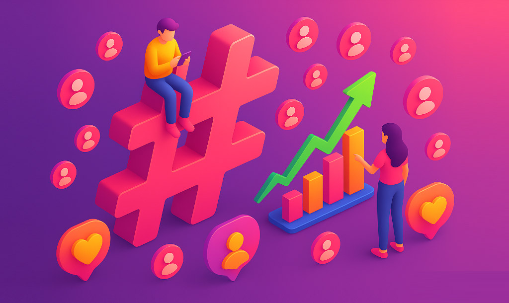 بهره گیری از هشتگ ها